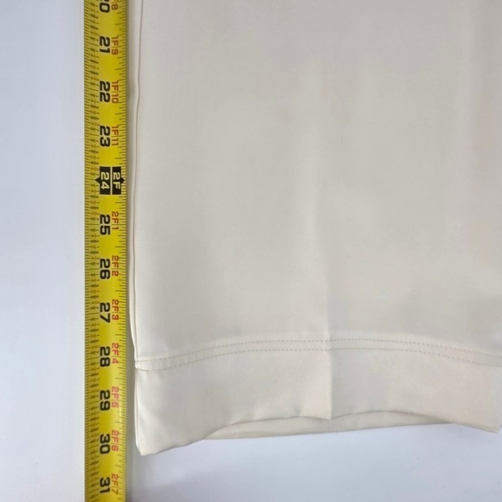 Noli Womens 6 Milan Cream Full Length Cargo Satin Pants Relaxed NY81510-CRM NWT - Picture 12 of 13